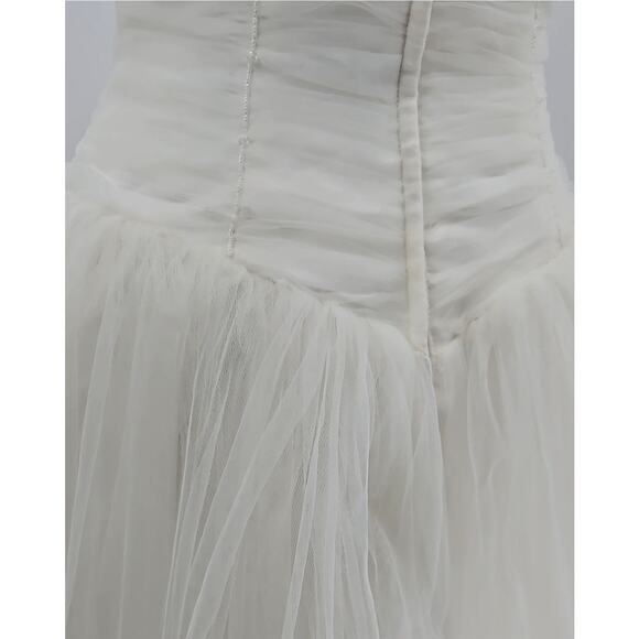 Cache Vintage Beaded Fairy Whimsical Prom Wedding dress Ivory Size 4 ren Faire - Picture 8 of 16